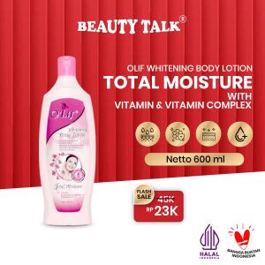 OLIF Whitening Body Lotion (Total Moisture) - 600ML | Handbody Pemutih Pencerah Kulit Badan