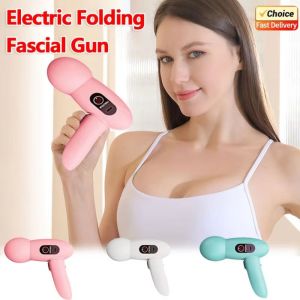 BLACKON Soft Massage Head Mini Fascia Massager Wear Resistant Adjustables Handheld Muscle Massage Machine Compact Portable Deep Tissue Massage Device Muscle Relaxation