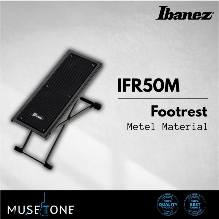 Ibanez Metal Guitar Foot Rest Black IFR50M Foot Rest for Guitar Lazada