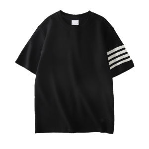 Short-sleeved T-shirt mens new summer breathable sports mens loose round neck casual short-sleeved T-shirt