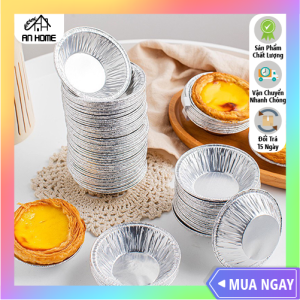 Set 100 Đế Chén Giấy Bạc Nướng ANHOME Chén Giấy Bạc Nướng Bằng Lá Nhôm Đa Năng Tiện Lợi