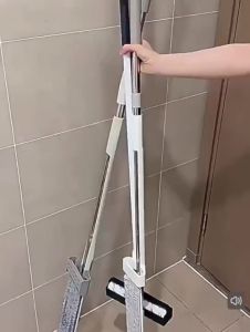 Set 2 kẹp treo chổi hút chân không dán tường cố định cây lau nhà gọn gàng tiện lợi