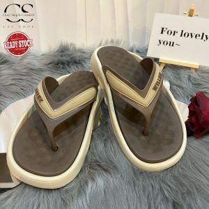 CSC Men Sandal MSL79001 (Black / Coffee) Slipper / Men Slipper / EVA Sandal / EVA Slipper / Men Shoe / BUM