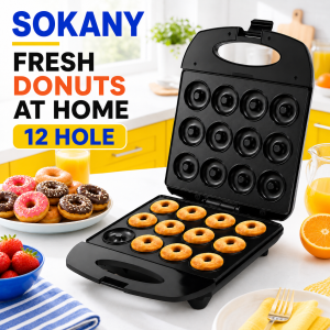 12 Holes Doughnut Maker Breakfast donut maker Kitchen Appliances