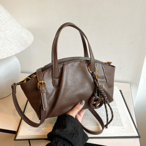 Leacat Fashionable womens bag pleated cloud handbag womens high-end sense niche design dumpling bag shoulder bag crossbody bag tote bag