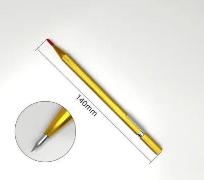 Tungsten carbide steel marking pen Glass tile cutting marking pen Interchangeable needle strong magnetic metal marking pen
