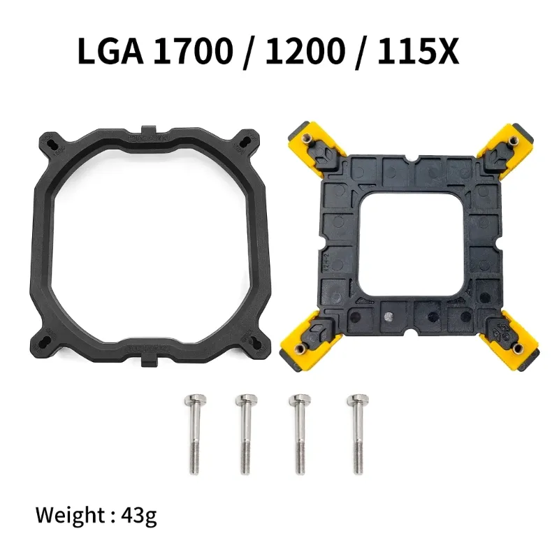 【New Arrival】 CPU Cooler Fan Bracket Kit with Mounting Screws for LGA 1150  1151 1155 1156 1366 1700 Cooling Fans Repair Part