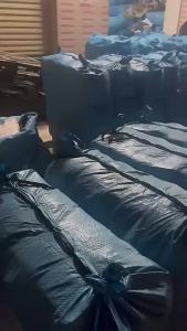 Black Slimming Mens Loose Straight-Leg Draped Pants Mens Nine-Point Casual Trousers High-End Suit Pants