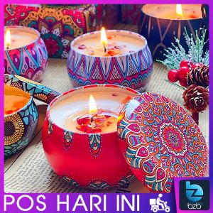 STRONG AROMA 💥 Scented Candles Fragrance Soy Wax Essential Oil Natural Aromatherapy Birthday Valentine Home Doorgift