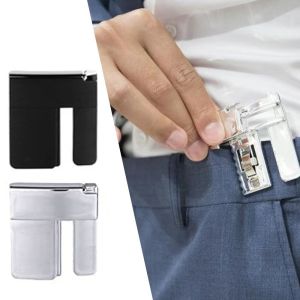 GGFG Elastic Belt Clip Removable Jeans Tightener Multi-Function Waist Shrink Clip Waistband Clamps Clothing Sewing Adjustment Buckle