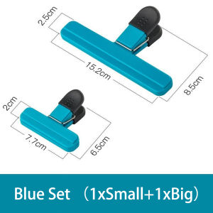 Food Sealing Clip Set for Snack Kitchen Storage Plastic Bag Clips Snack Sealer Plastic Food Bag Clamp Airtight Plastic Food Sealing Bag Clip