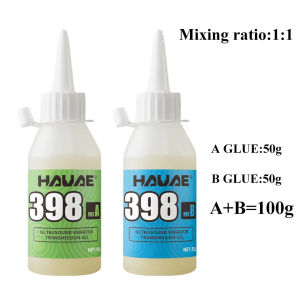 398 ULTRASOUND VIBRATOR TRANSMISSION GEL shock resistanTwo component AB metal glue Ultrasonic generator fixed bonding Super glue