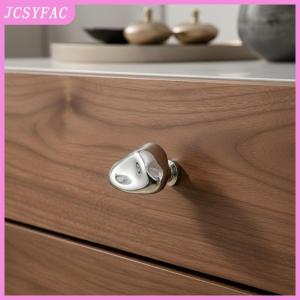 JCSYFAC 1Pcs Simple Wardrobe Door Drawer Cabinet Bright Silver Handle New Chinese Furniture Single Hole Small Handle