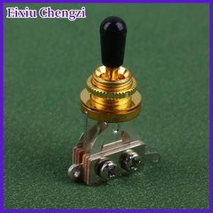 Eixiu 1PC 3 cách ngắn thẳng Guitar chuyển đổi chuyển đổi Pickup Selector với Brass hat cho guitar điện pickups chuyển đổi bộ phận điều khiển