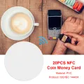 20 Chiếc Chip NFC215 Thẻ Tiền Xu NFC Cho Nhãn Dán Diễn Đàn Amiibo TagMo. 
