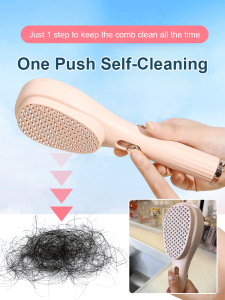 Portable massage comb special antistatic telescopic clean scalp magic comb
