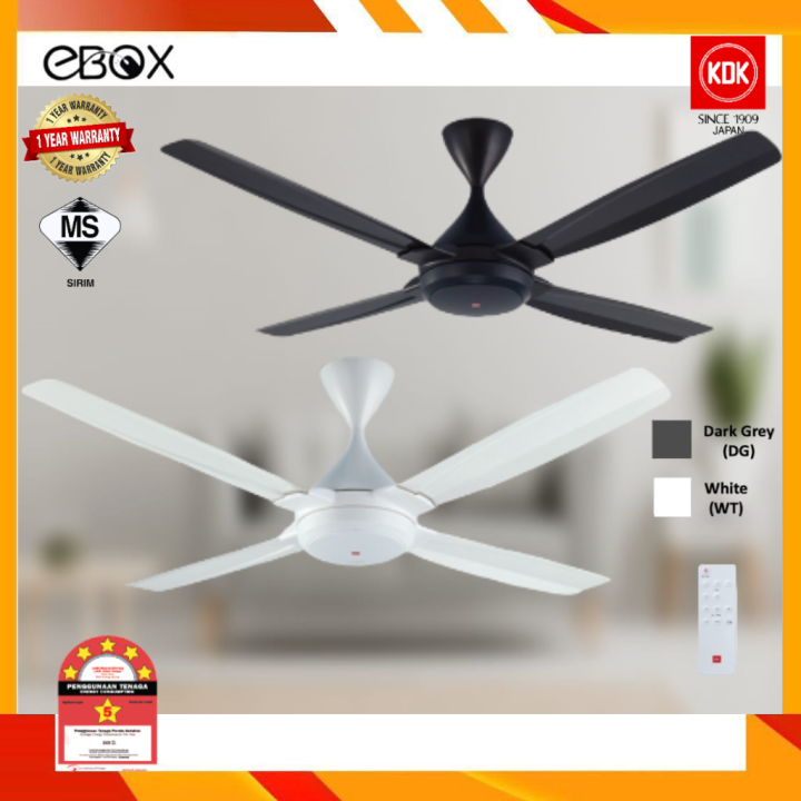 KDK K14TE 56'' DC4 SERIES REMOTE CONTROL CEILING FAN Lazada