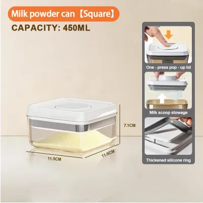 KIDSCOMPANY Sealed Milk Powder Container Food Storage Container Vacuum Moisture Proof Milk Powder Container