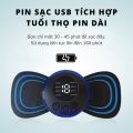 Máy Massage Xung Điện 8 Chế Độ Giúp Giảm Đau Nhức Hiệu Quả loại sạc điên. 