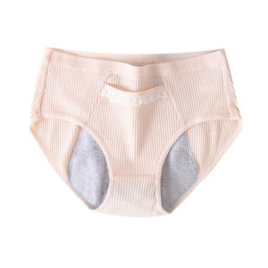INTIMA wanita tempoh Panties Leak bukti pakaian fisiologi Mid pinggang kapas kalis air seluar fisiologi seluar haid satu warna