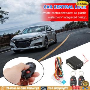 [VOS] Portable Car Remote Central Door Lock Locking Kit Classic Keyless Entry Alarm System 410/T123 Car Accessaries Supplies