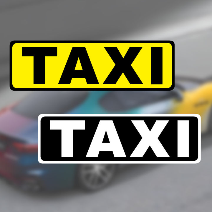 Jdm dán taxi taxi Cá Tính Hình dán cơ thể Hipster giả mạo dán không ...