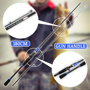 1.8m Fishing Rod Fishing Carbon Rod Jigging Rod Lure Telescopic Rod Ultra-Light Batang Pancing