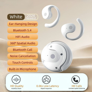 Bluetooth Headset Open-ended Earphones Intelligent Calls Wireless Headphones Noise Reduction Earbuds Coconut Ball shape