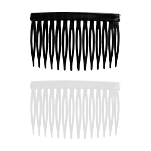 10 Pcs Black/Clear French Hair Side Combs Bridal Wedding Veil Combs 14 Teeth Hair Combs Wedding Bride Hair Accessories