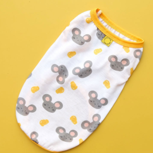 Áo ba lỗ cho Chó Mèo hình gấu và chú sóc nhỏ (mẫu mới) - Love Pets Shop