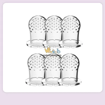 Hntob 3-24M Baby Fruits Feeder Rotating And Propelling Fresh Food Pacifier Nibble Feeding Teething Toy With Anti-Dust Case