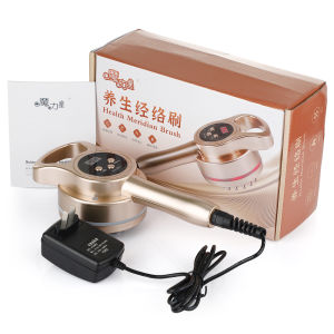Electric Massage Brush Meridian Brush Gua Sha Body Massager Infrared Microcurrent Heating Scraping Lymphatic Drainage Machine Fat Burner Tool