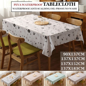 ผ้าปูโต๊ะกันน้ําพลาสติกลายสก๊อตป้องกันฝุ่นผ้าปูโต๊ะ PVC โต๊ะปลอกผ้ากันเปื้อนผ้าปูโต๊ะห้อง