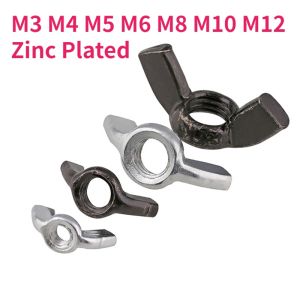 M3 M4 M5 M6 M8 M10 M12 Zinc Plated Butterfly Nuts Wing Nut Hand Tighten Nut
