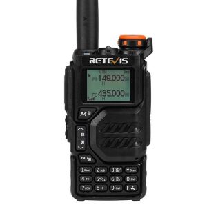 Retevis RA79 Two Way Radio AM FM Airband Frequency Receiving UHF VHF Dual Band Multi-Band Receiving USB C Charge 5W