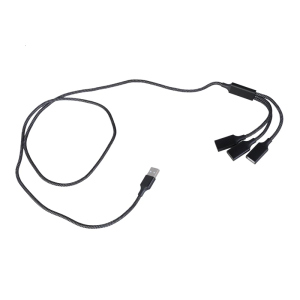 3Port USB Male To Female Cable Converters USB Splitter Cable for Efficient 480Mbps Data Transmission and Charging