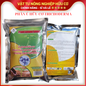 Nấm Đối Kháng TRICHODERMA 1Kg Ủ Phân Hữu CơCải Tạo Đất Trừ Nấm Bệnh