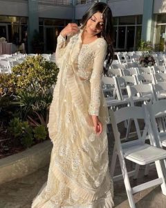 [PRE-ORDER] SEMISTITCHED LEHANGA CHOLI {ETA:2026-12-31}