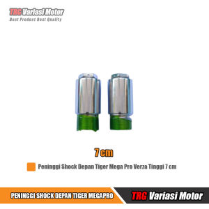 Peninggi Shock Depan Tiger Megapro Verza Sambungan Shok Skok Sok TRG Satu Set Panjang 7 cm