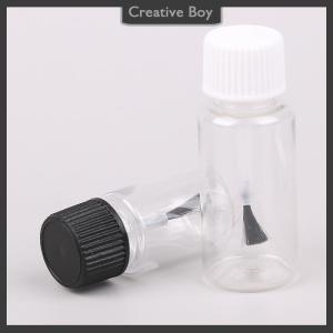 [Creative] 5 10 15 20 30ml Nail Polish Bottles Clear Refillable Leakproof Storage Jars