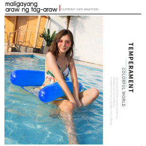 Water hammock recliner inflatable floating Swimming Mattress sea swimming ring Pool Party Toy lounge bed for swimming