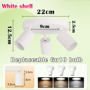 LED COB Spot Light Ceiling Light With GU10 Bulb rack Lighting Lamp For Clothing Shop Store Home 220V Ceiling Lamp