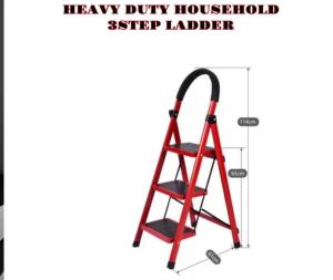 tangga dengaThickened load-bearing  lipatfolding pedal ladder home indoor folding tread steel pipe