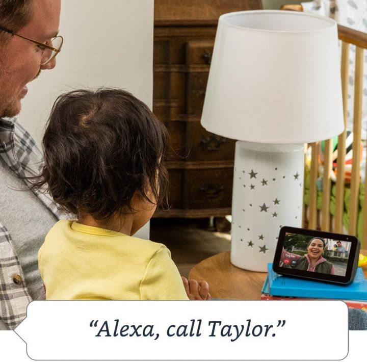 Echo%20Show%205%20-%205.5"%20Smart%20display%20clock%20speaker%20alarm%20video%20screen%20bluetooth%20wifi%20Alexa%20video%20calling%202%20way%20talk%20intercom%20-%20Image%206