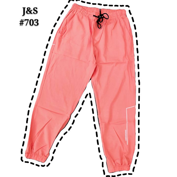 Women's polyester hot sale jogger pants