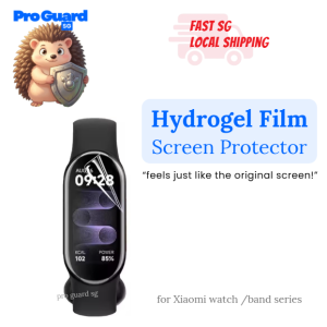 [SG] Hydrogel Screen Protector Film Xiaomi Smart Band 10 Pro 9 Pro 9 Active Redmi Watch S4 41mm Watch 6 Watch 5 Watch 2 Band 8 Pro Mi Band 7 Pro Mi Band 6 Mi Band 5 Redmi Watch 6 - Clear Hydrogel (not tempered glass) Xiaomi Tracker Screen Protector Smart