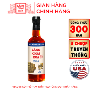 [GIÁ TỐT] Nước Mắm Nhỉ Truyền Thống Làng Chài Xưa Xuất Khẩu Nhãn Xanh Chai Thủy Tinh 500ml