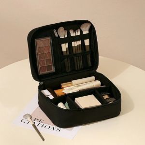 FLYING Thickened Travel Makeup Bag Oxford Cloth Double-Layer Toiletry Bag Portable Large Capacity Storage Bag