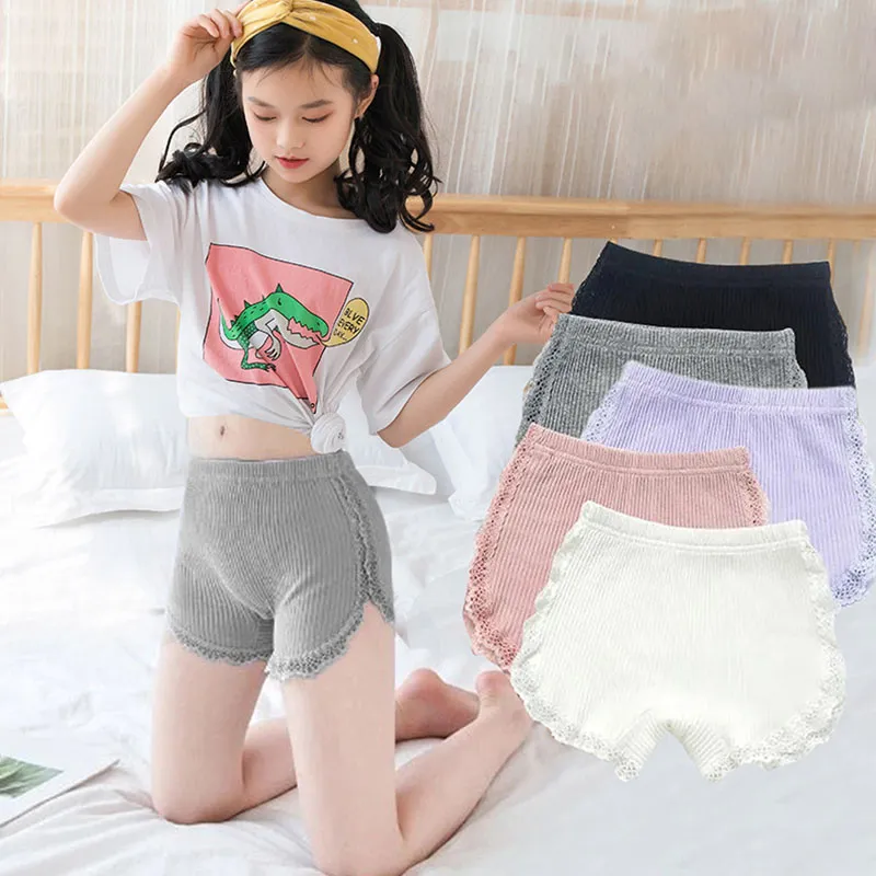 Kids Girls Safety Underpants Shorts Knickers Short Leggings Bottoms