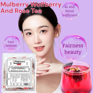 Mulberry Goji Rose Tea for Sleep Relaxation Natural Sleep Aid Tea Nourishing Beauty Herbal Tea Bag
